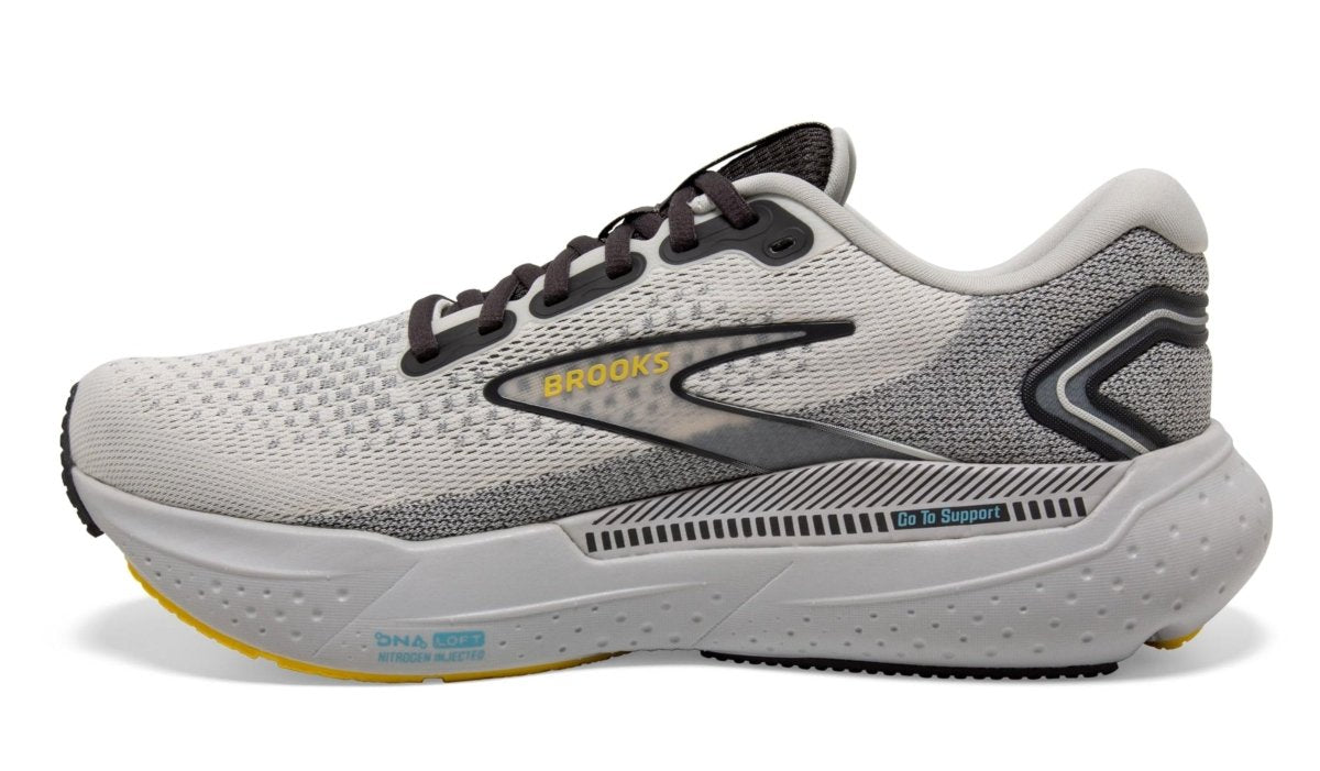 BrookS Glycerin 21 Men’s Coconut Forged Iron Yellow Neutral Cushioning Running Shoe 1104191d184 Footwear by Brooks – Don't Panic Shoes