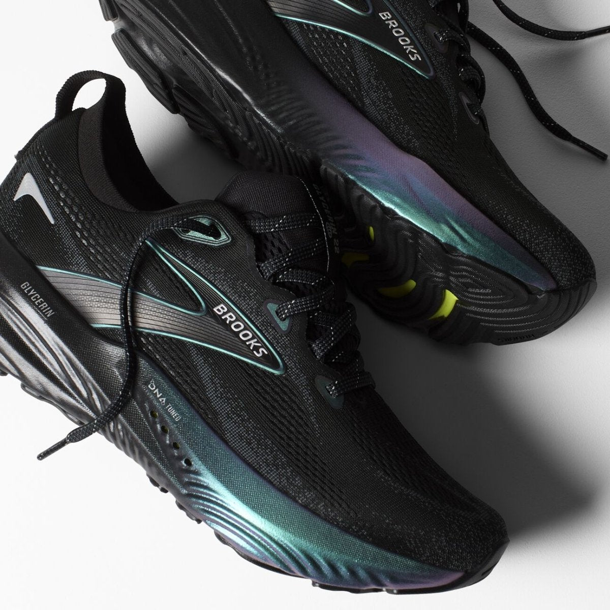 BrookS Glycerin 22 Men’s Neutral Cushioning Road Running Shoe Aurora Black Ebony 1104451d026 Footwear by Brooks – Don't Panic Shoes