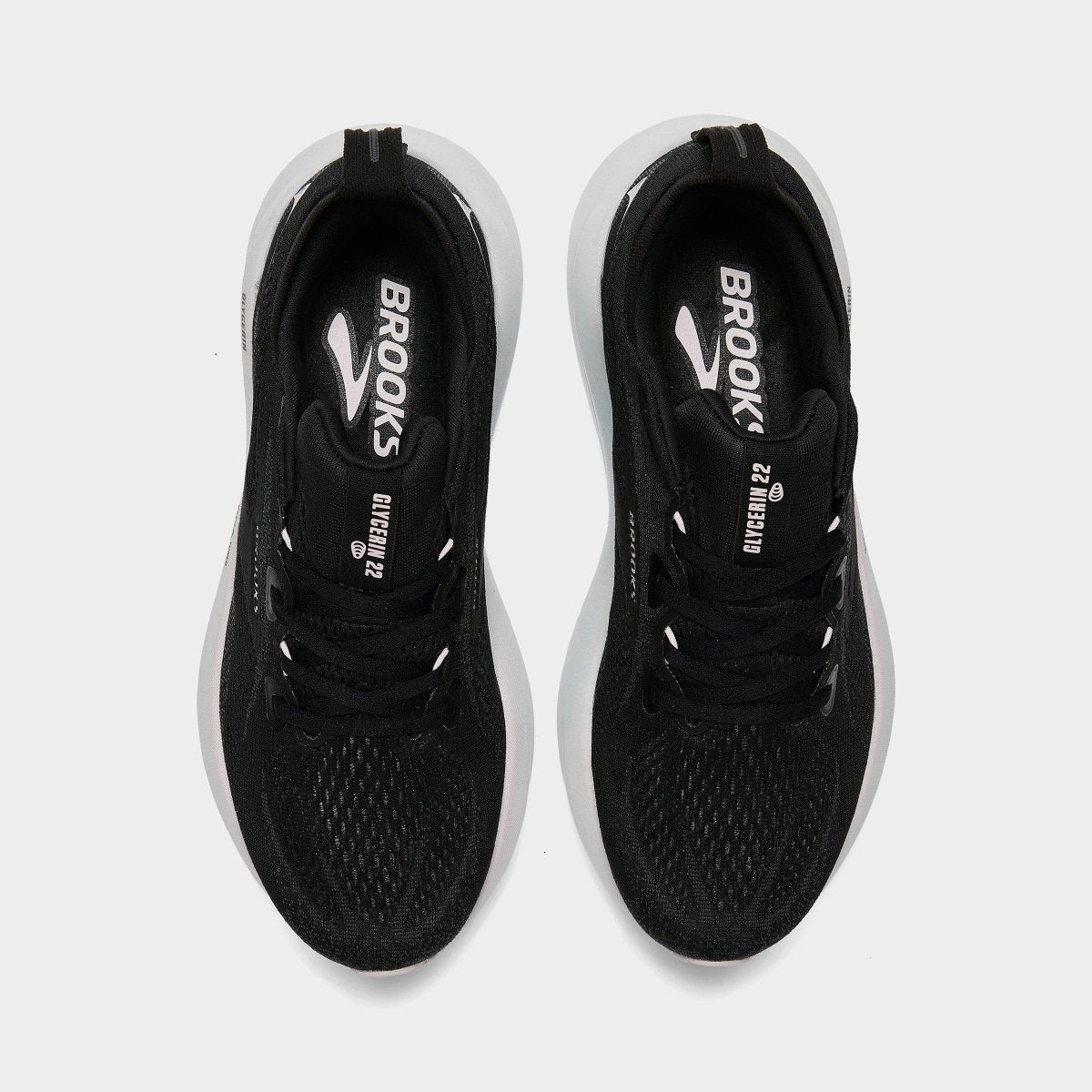 BrookS Glycerin 22 Women’s Black Orchid Ice White Cushioned Running Shoe 1204341b024 Footwear by Brooks – Don't Panic Shoes