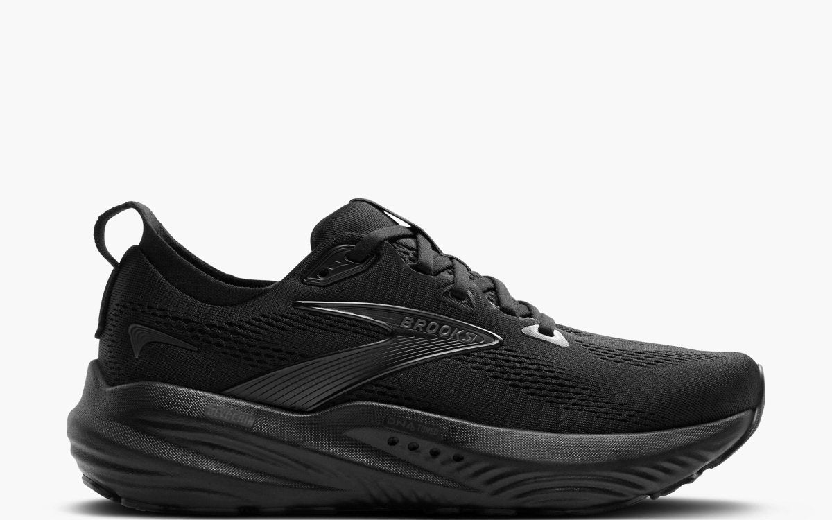 Brooks Glycerin 22 Women's Neutral Cushion Running Shoe Black Ebony Long Distance Road Trainer 1204341b020 Footwear by Brooks – Don't Panic Shoes