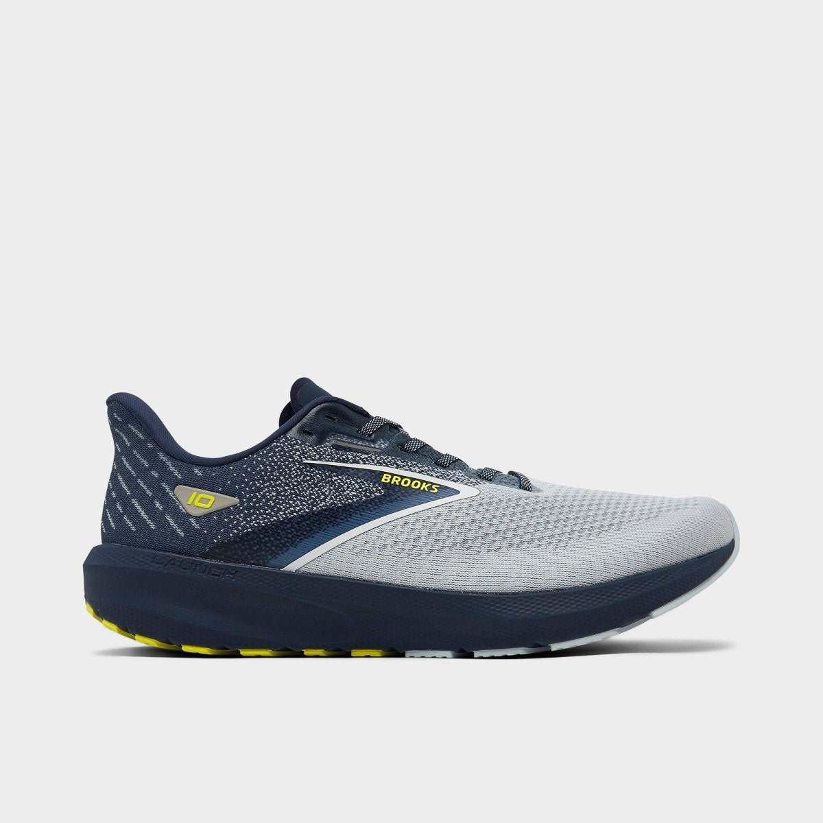 Brooks Launch 10 Mens Iris Ballad Blue Sulphur Performance Running Shoe 1104091d009 Footwear by Brooks – Don't Panic Shoes