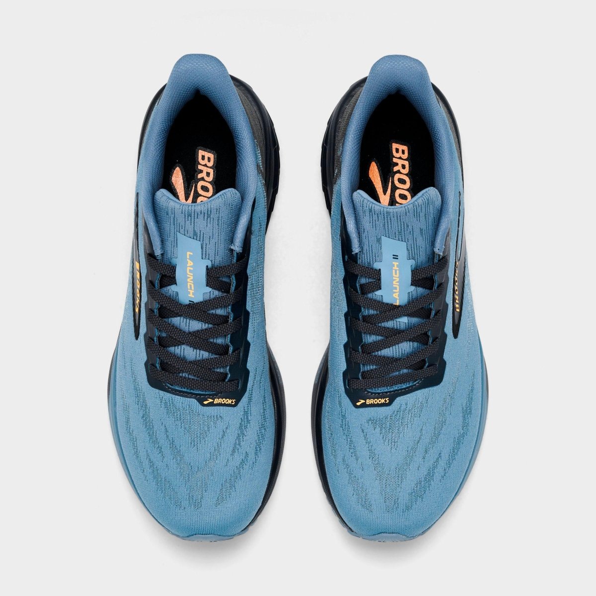 BrookS Launch 11 Men’s Country Blue Ebony Orange Running Shoe Performance Trainer 1104501d461 Footwear by Brooks – Don't Panic Shoes