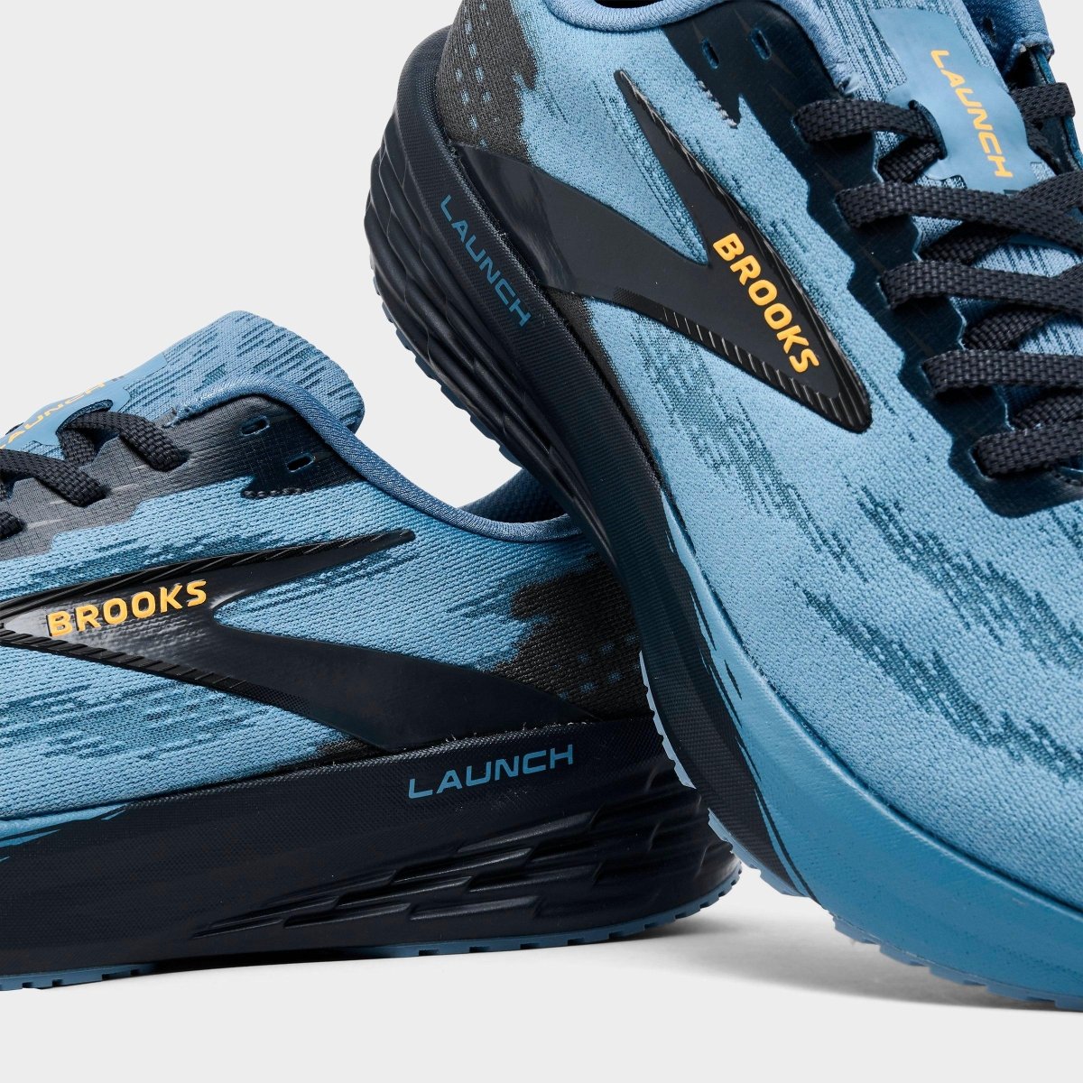 BrookS Launch 11 Men’s Country Blue Ebony Orange Running Shoe Performance Trainer 1104501d461 Footwear by Brooks – Don't Panic Shoes