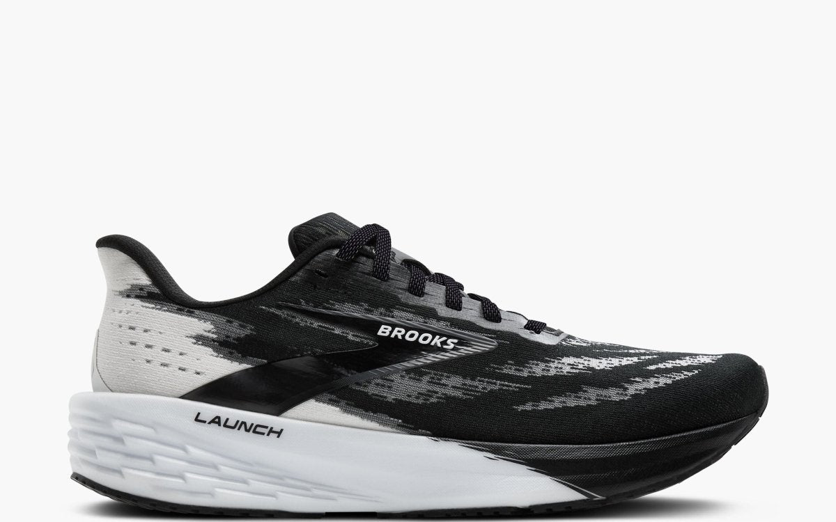 BrookS Launch 11 Men’s Lightweight Neutral Cushioning Running Shoes Black White 1104501d087 Footwear by Brooks – Don't Panic Shoes