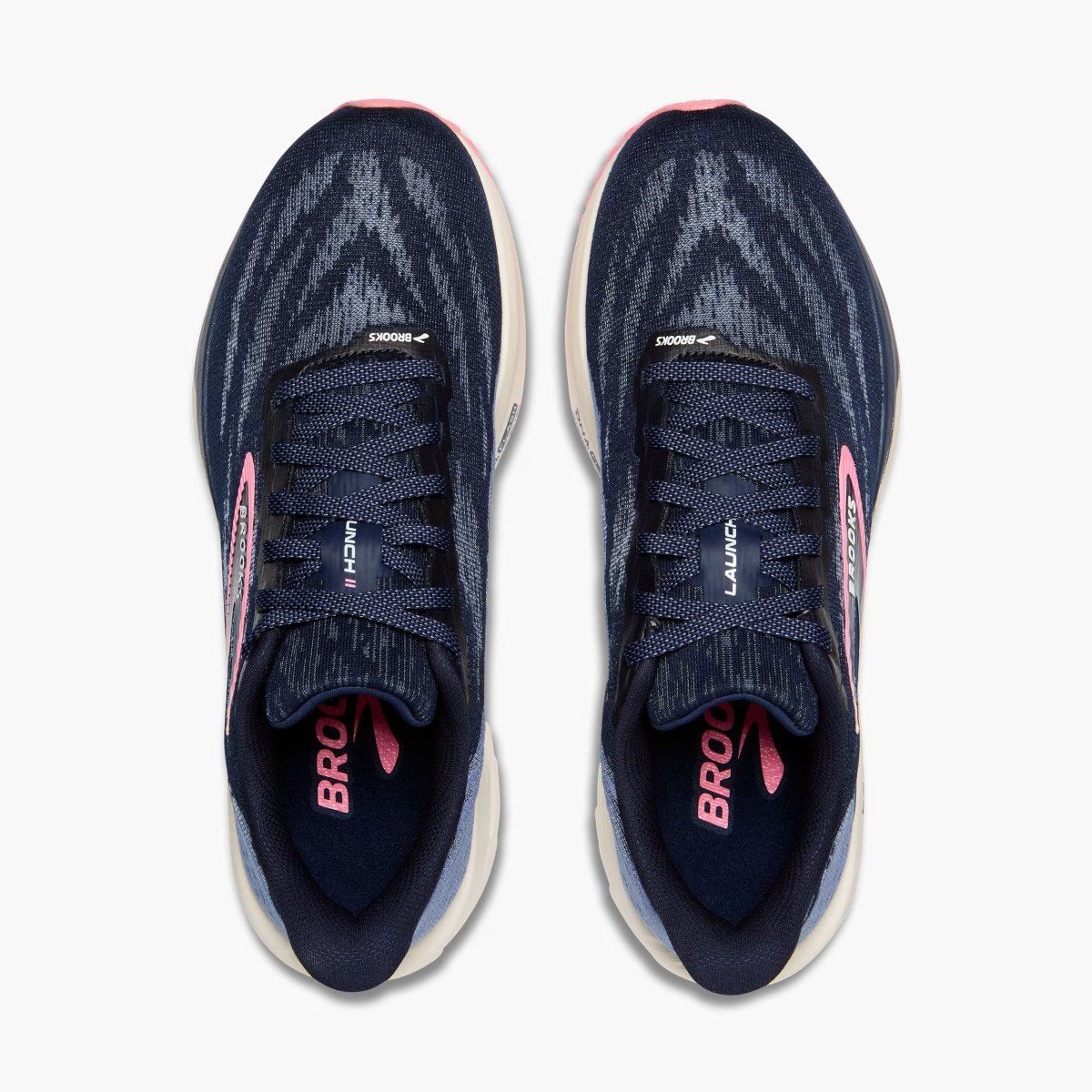 BrookS Launch 11 Performance Running Shoe Women’s Peacoat Blue Peach 1204391b483 Footwear by Brooks – Don't Panic Shoes