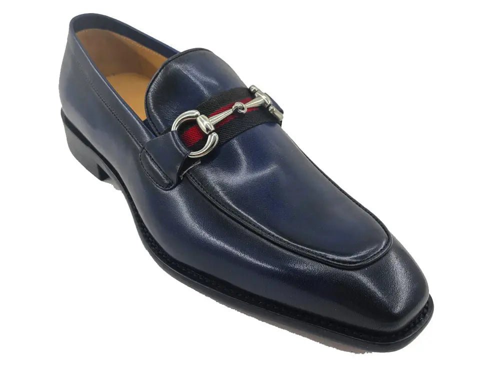 Burnished Calfskin Slip On Loafer Calfskin Ks509 - 28r Shoes by Carrucci Shoes – Don't Panic Shoes