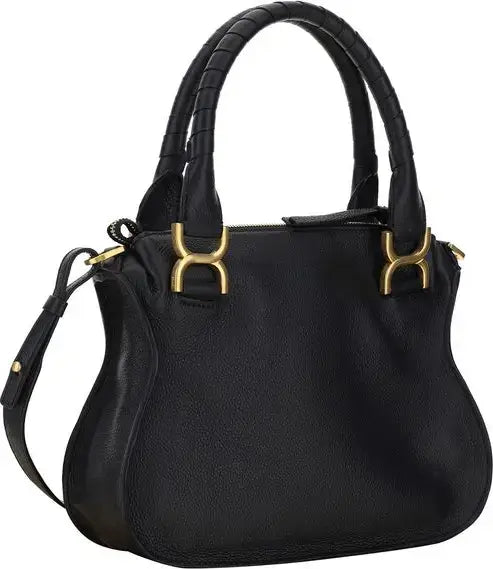 Chloé Marcie Handbag Women’s Calfskin Leather Black CHC2