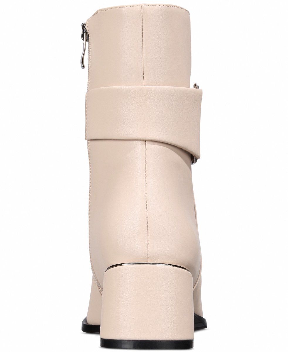 Cadence Booties Beige Shoes by Vaila Shoes – Don't Panic Shoes