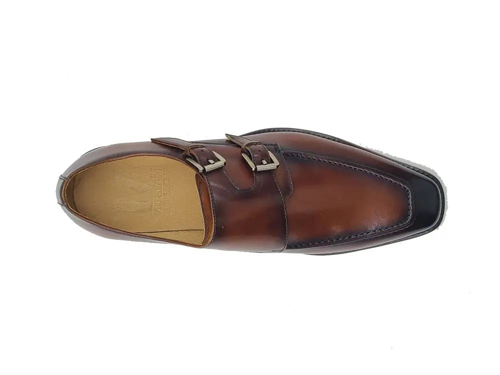 Calfskin Double Monk Loafer Ks509 - 05 Premium Craft Footwear Shoes by Carrucci Shoes – Don't Panic Shoes