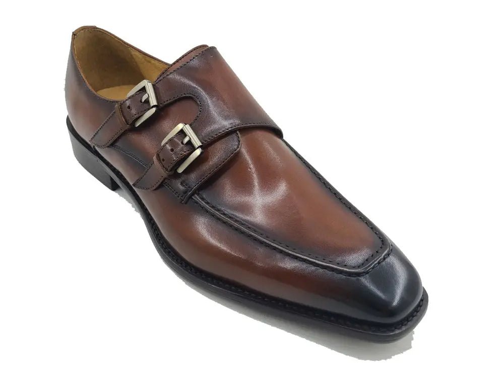 Calfskin Double Monk Loafer Ks509 - 05 Premium Craft Footwear Shoes by Carrucci Shoes – Don't Panic Shoes