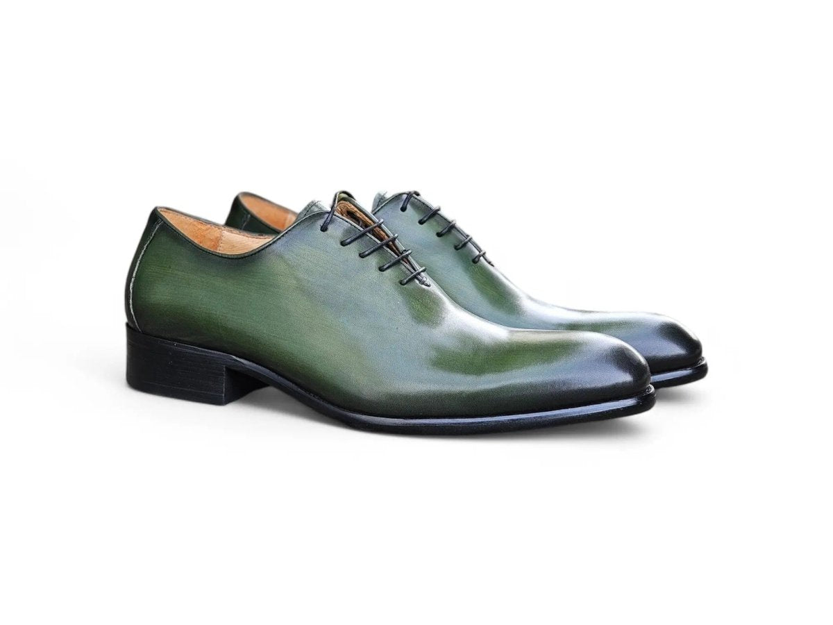 Calfskin Whole Cut Lace Up Oxford Leather Ks505 - 12 Shoes by Carrucci Shoes – Don't Panic Shoes
