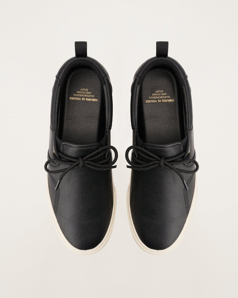 Callio S77 Black Leather Footwear by Hours Is Yours – Don't Panic Shoes