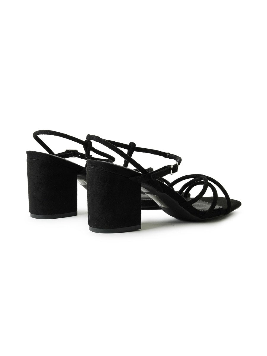 Camila | Black Suede Heels by J.Adams – Don't Panic Shoes
