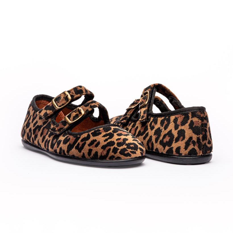 Carla Animal Print Adjustable Velcro Non Slip Rubber Soles fashion by Childrenchic – Don't Panic Shoes