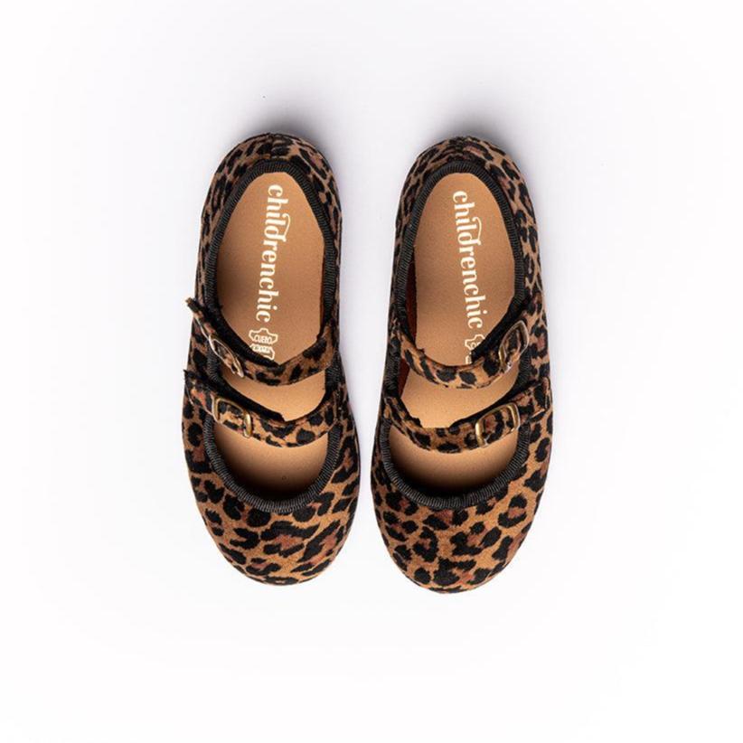 Carla Animal Print Adjustable Velcro Non Slip Rubber Soles fashion by Childrenchic – Don't Panic Shoes
