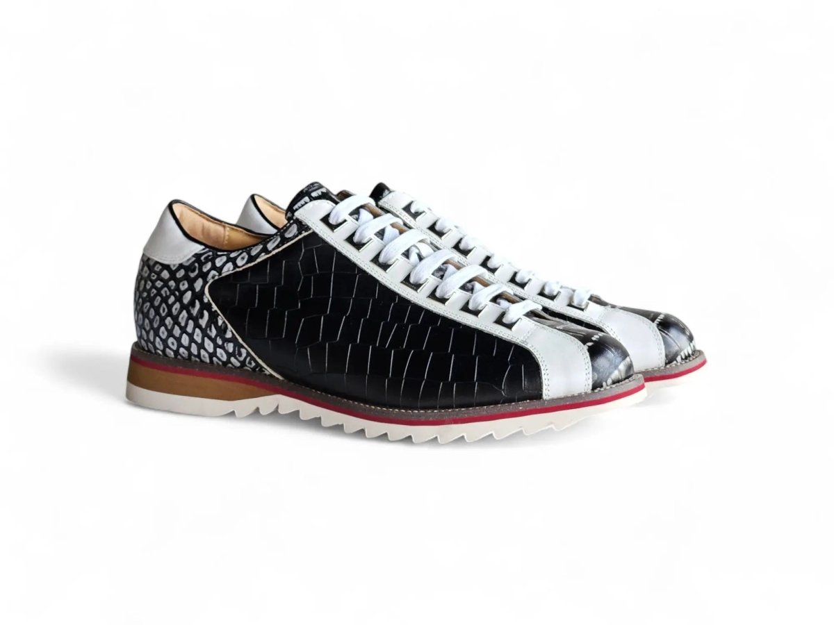 Carrucci Apex Explorer Men's Leather Sneaker Ks553 - 01t Sneakers by Carrucci Shoes – Don't Panic Shoes