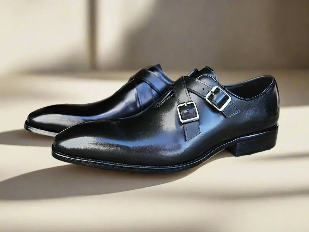 Carrucci Cross Strap Wholecut Leather Loafer Ks503 - 60 Shoes by Carrucci Shoes – Don't Panic Shoes