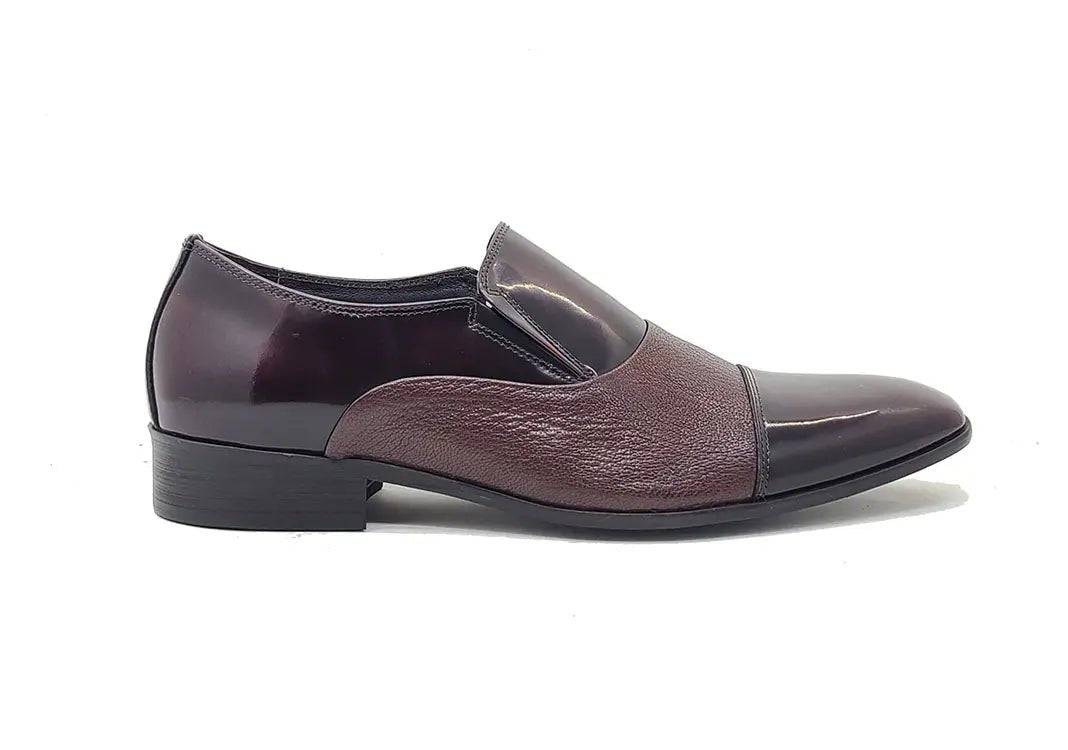 Carrucci Deerskin Patent Leather Loafer Deerskin Ks2240 - 02 Shoes by Carrucci Shoes – Don't Panic Shoes