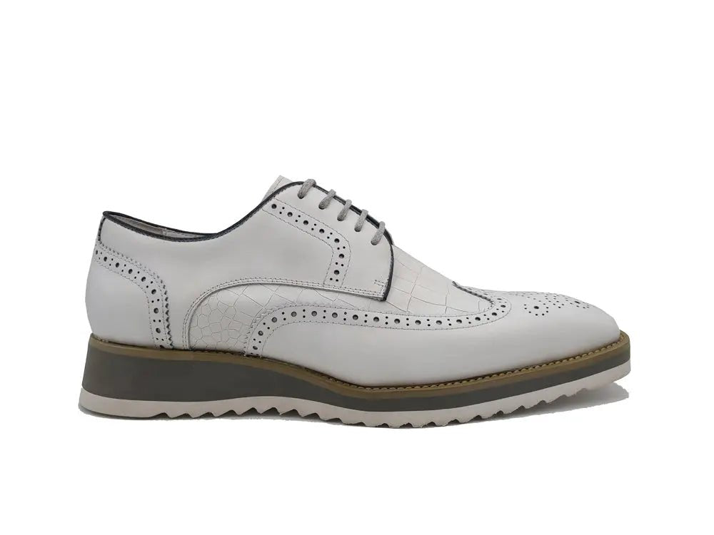 Carrucci GorgeouS Lace Up Oxford Men’s Leather Ks515 - 35 Shoes by Carrucci Shoes – Don't Panic Shoes