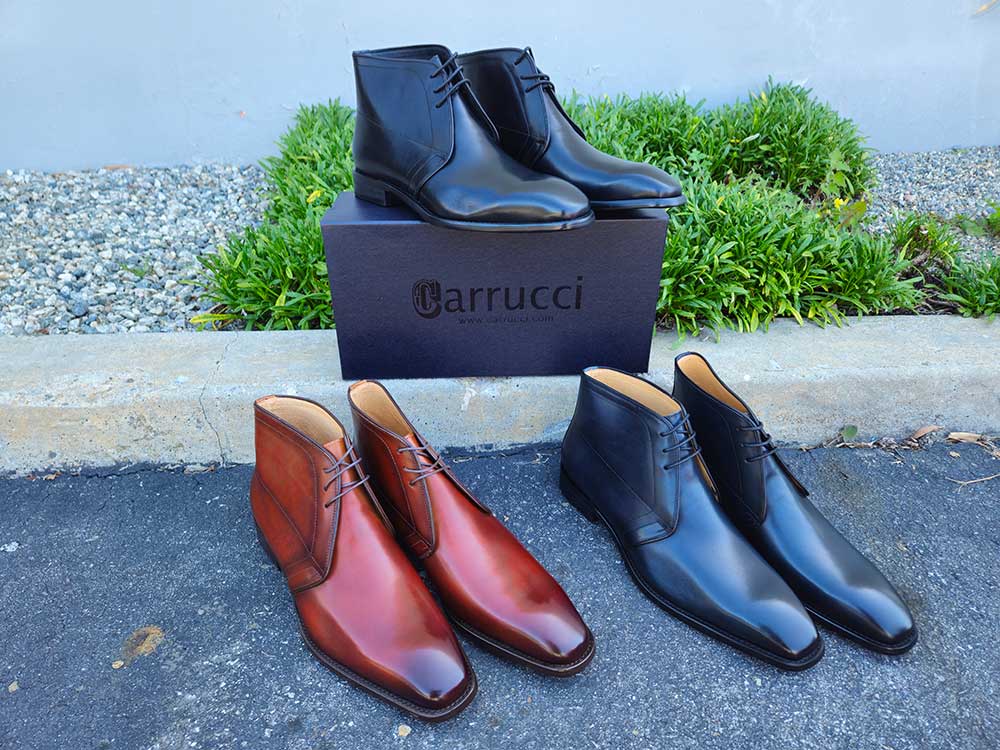 Carrucci Kb509 - 11 Burnished Calfskin Chukka Boot Kb509 - 11 Boots by Carrucci Shoes – Don't Panic Shoes
