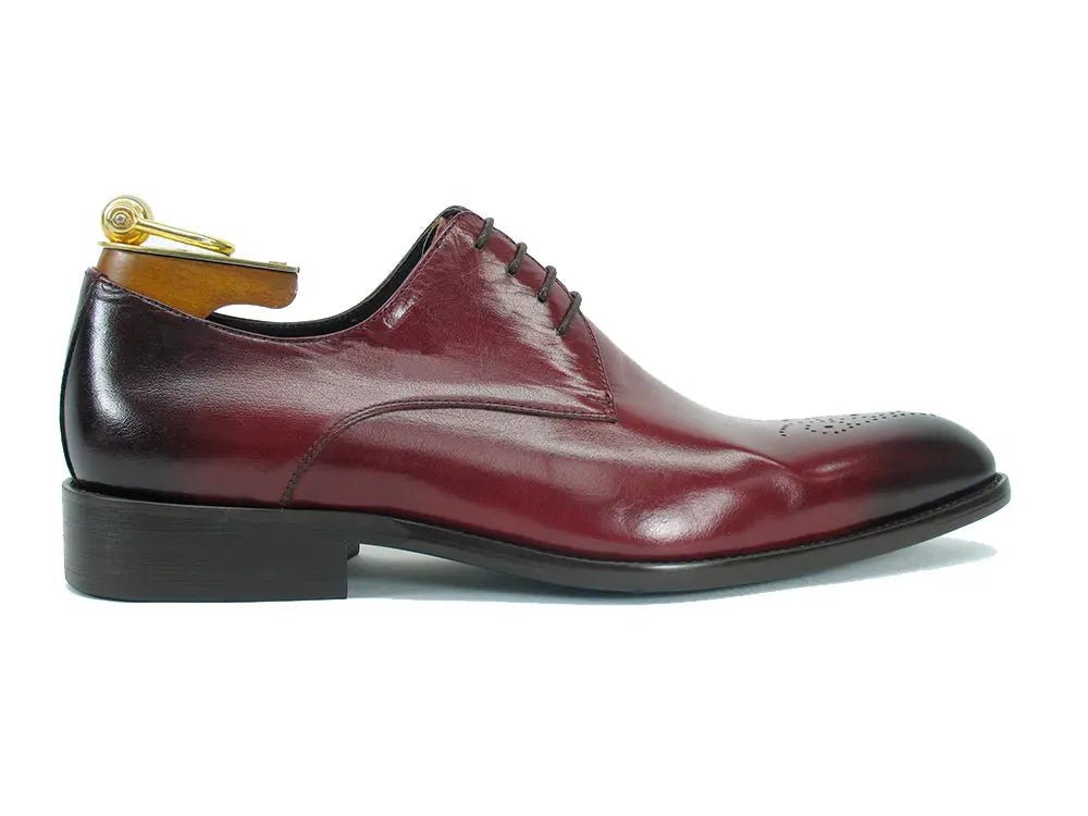 Carrucci Signature Burnished Lace Up Derby Calfskin Leather Ks479 - 04 Shoes by Carrucci Shoes – Don't Panic Shoes