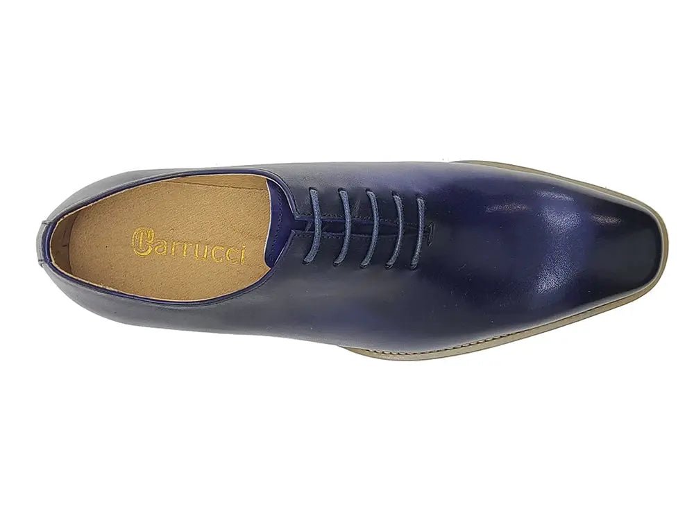 Carrucci Signature Wholecut Oxford With Lightweight Sole Ks518 - 01 Shoes by Carrucci Shoes – Don't Panic Shoes