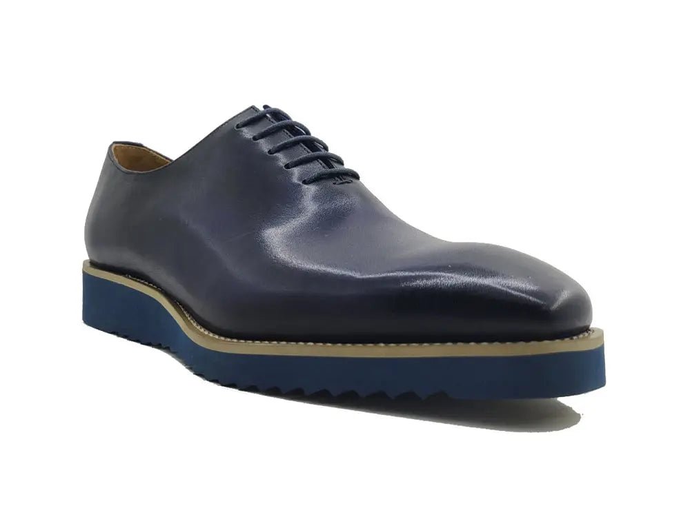 Carrucci Signature Wholecut Oxford With Lightweight Sole Ks518 - 01 Shoes by Carrucci Shoes – Don't Panic Shoes