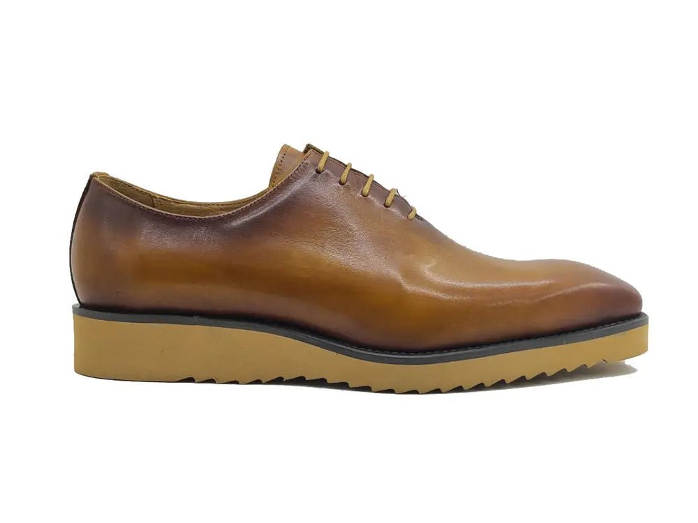 Carrucci Signature Wholecut Oxford With Lightweight Sole Ks518 - 01 Shoes by Carrucci Shoes – Don't Panic Shoes