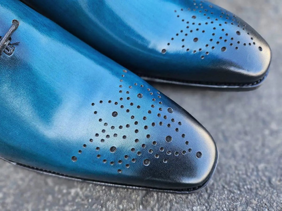 Carrucci Wholecut Calf Oxford Men's Leather Ks503 - 36 Shoes by Carrucci Shoes – Don't Panic Shoes