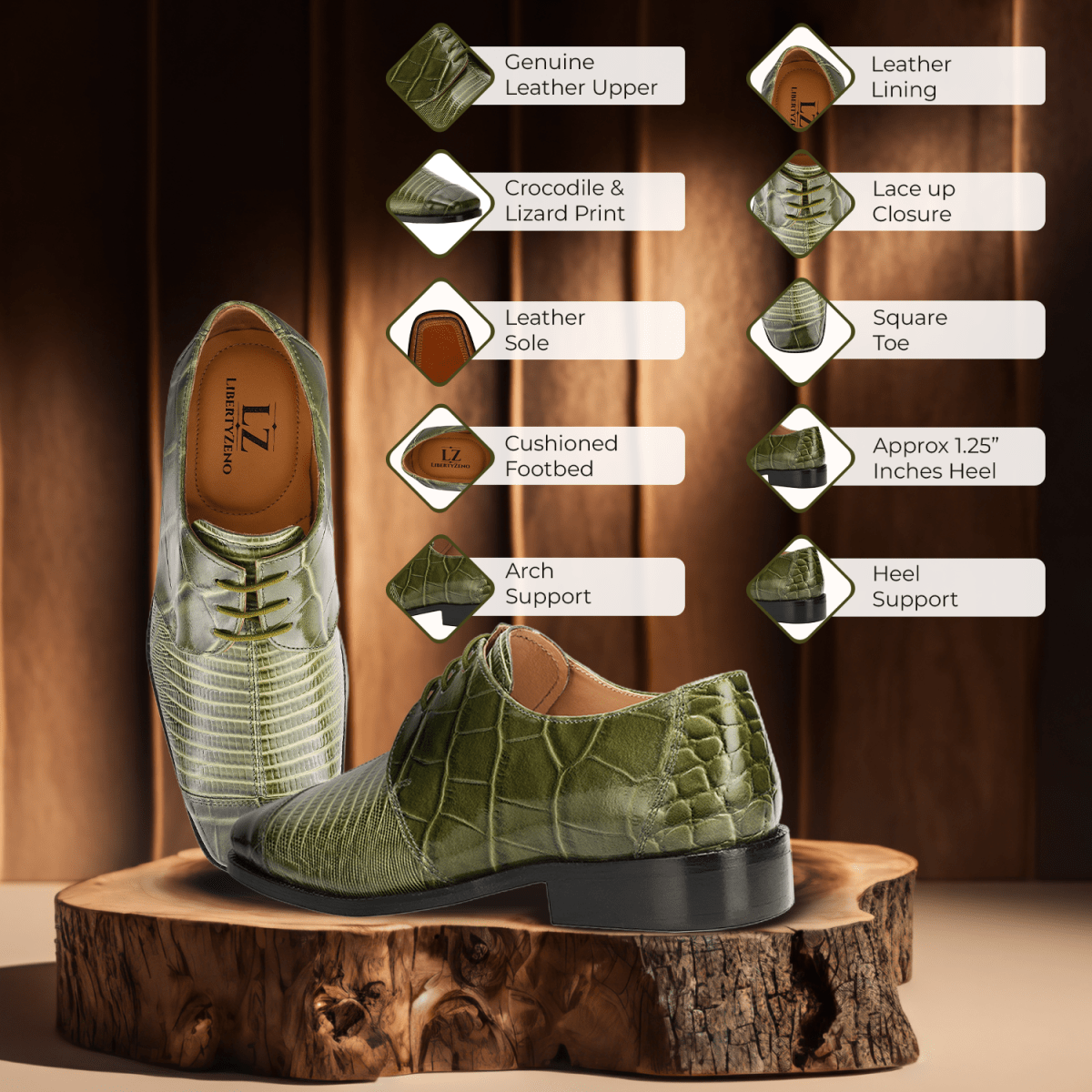 Casanova Leather Oxford Style Dress Shoes Shoes by Libertyzeno – Don't Panic Shoes