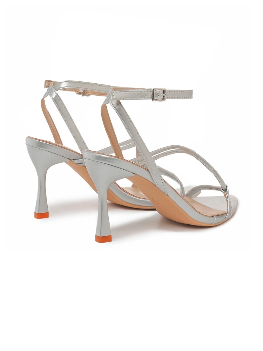 Charlene | Silver Heels by J.Adams – Don't Panic Shoes