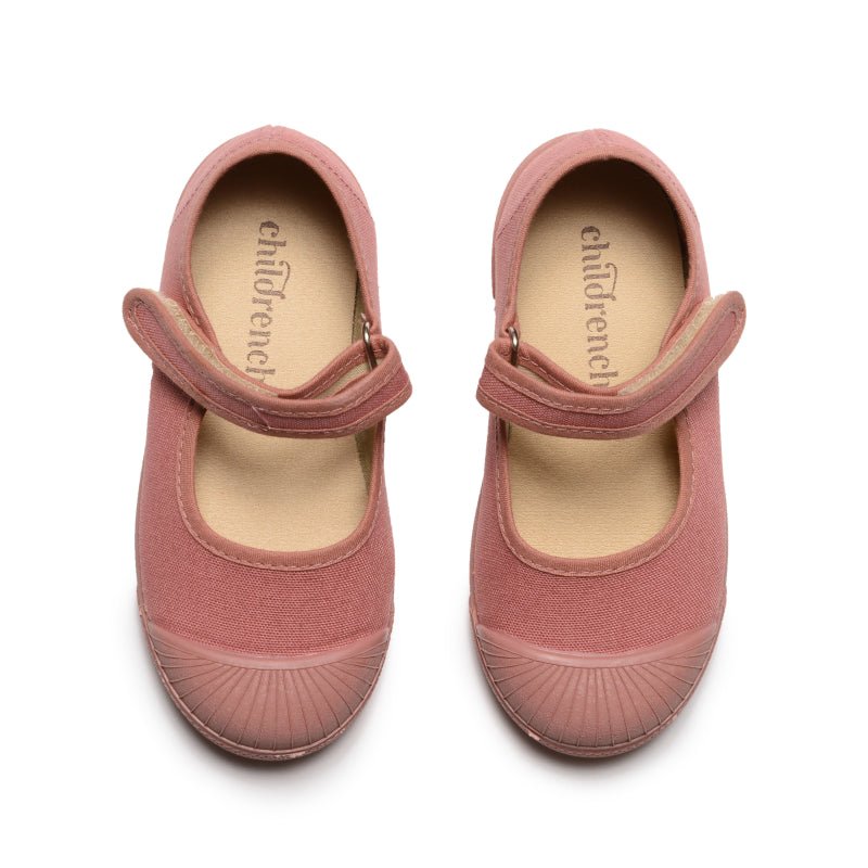 Charlotte Rosewood Adjustable Velcro Rubber Captoe Shoe seasonal core SS by Childrenchic – Don't Panic Shoes