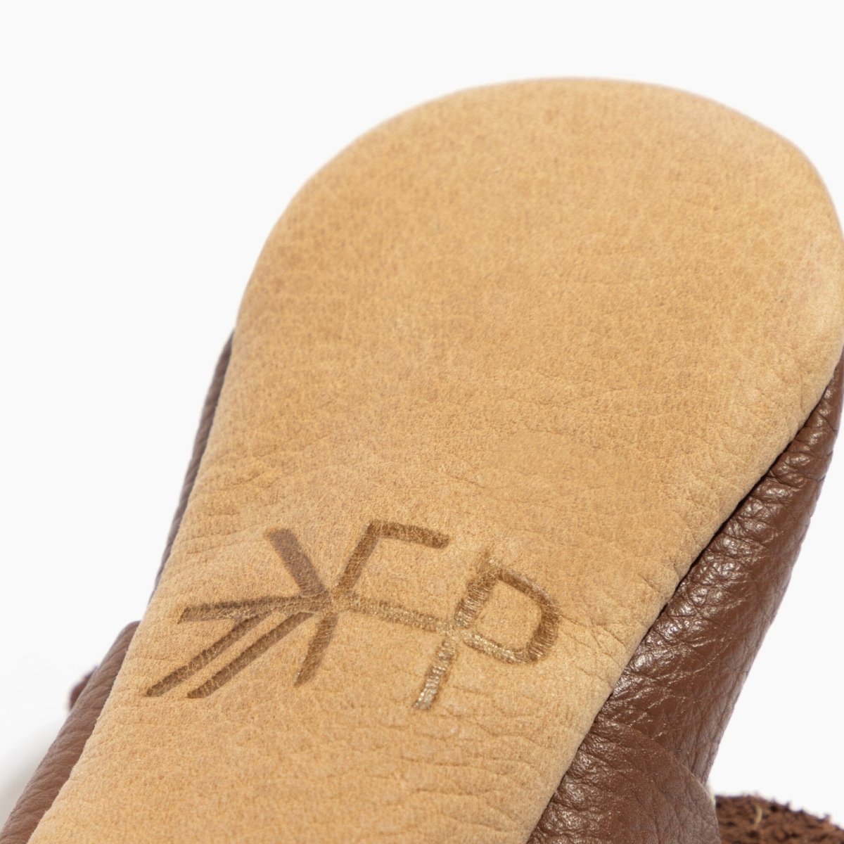 Chestnut Knotted Bow Baby Shoe Knotted Bow Mocc by Freshly Picked – Don't Panic Shoes