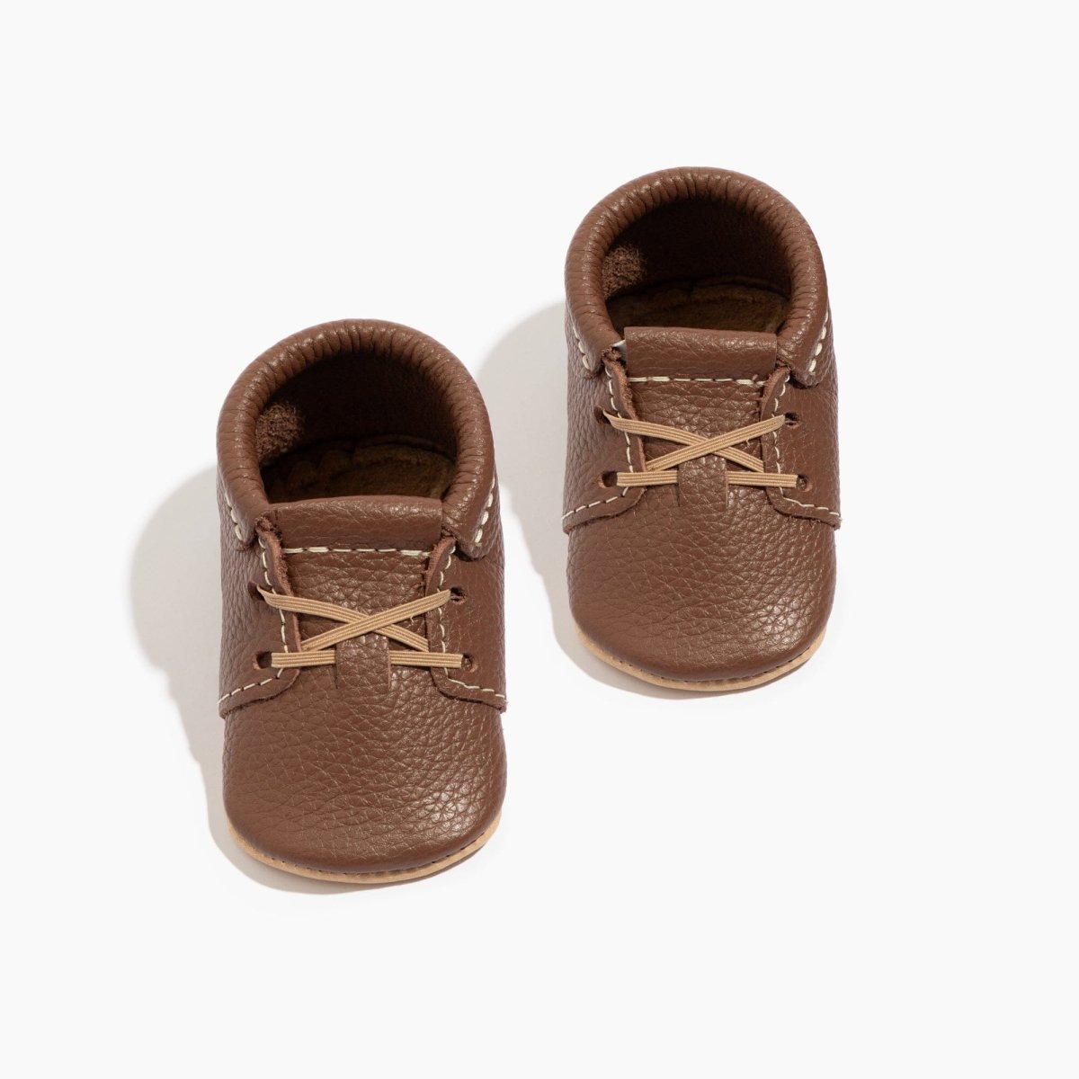 Chestnut Oxford Baby Shoe Oxford by Freshly Picked – Don't Panic Shoes