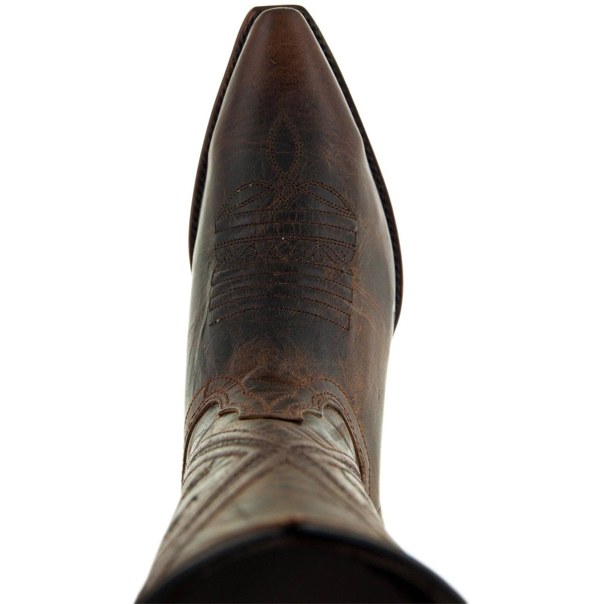 Cheyenne Cowgirl Boots | Women's Snipped Toe Leather Boots (M50041) Cowboy Boots by Soto Boots – Don't Panic Shoes