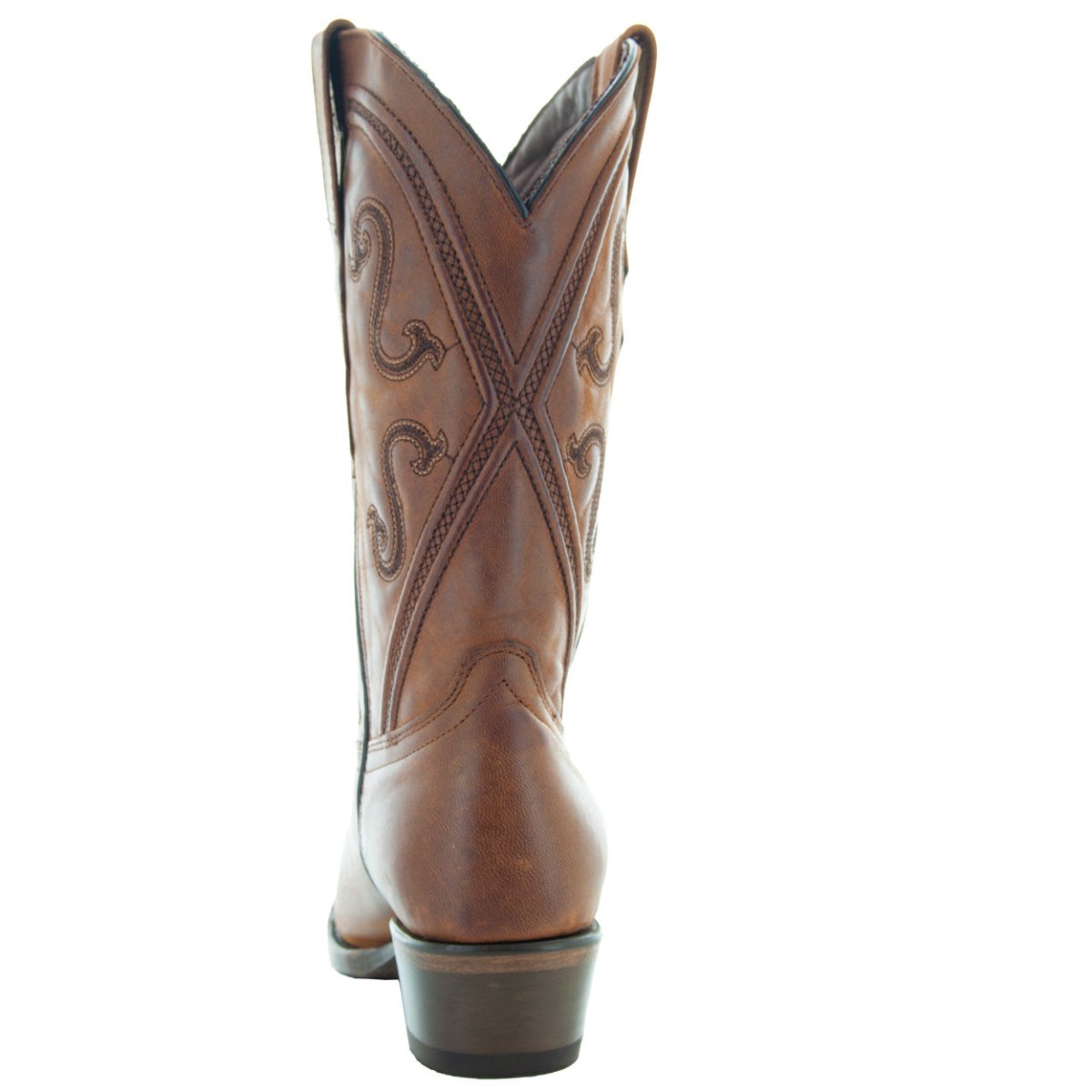 Cheyenne Cowgirl Boots | Women's Snipped Toe Tan Leather Boots (M50041) Cowboy Boots by Soto Boots – Don't Panic Shoes