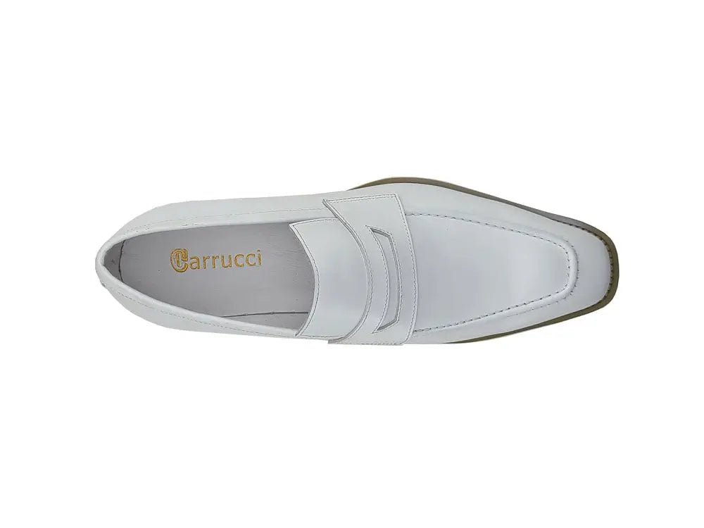 Chic Patina Burnished Penny Loafer Leather Ks518 - 03 Shoes by Carrucci Shoes – Don't Panic Shoes