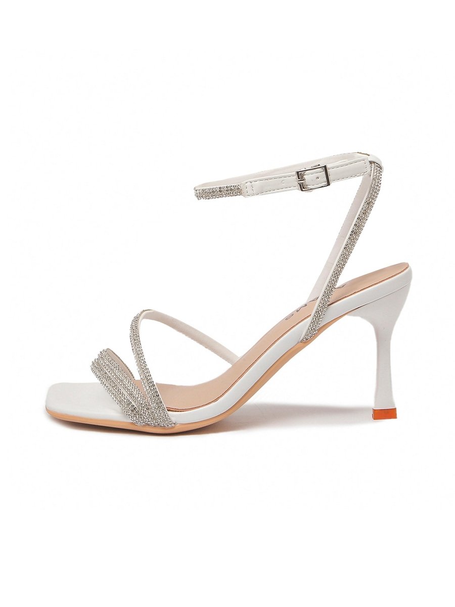 Chloe | White Heels by J.Adams – Don't Panic Shoes