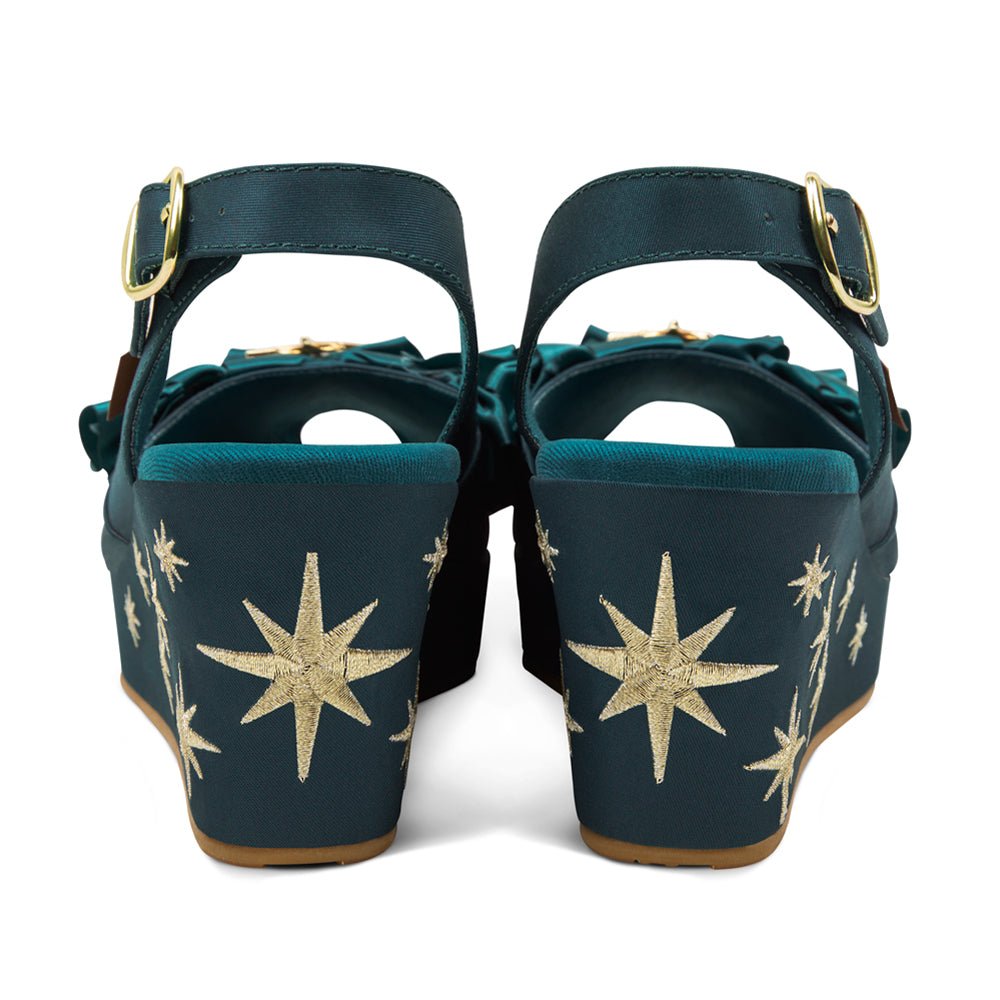 Chocolaticas® Emeraldine Women's Sandal Sandals by Hot Chocolate Design – Don't Panic Shoes