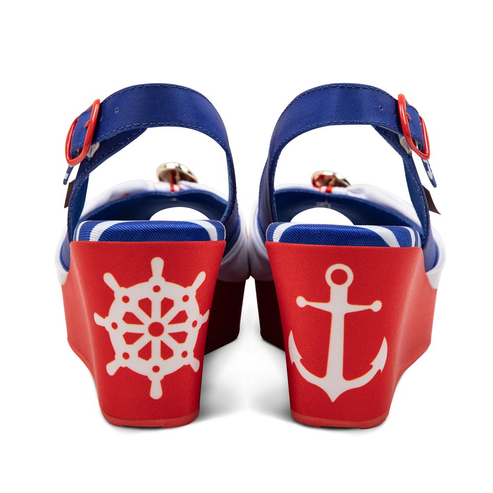 Chocolaticas® Sailors Women's Sandal Sandals by Hot Chocolate Design – Don't Panic Shoes