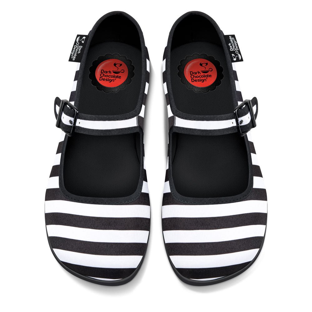 Chocolaticas® Seraphine Women's Mary Jane Flat Mary Jane Flats by Hot Chocolate Design – Don't Panic Shoes