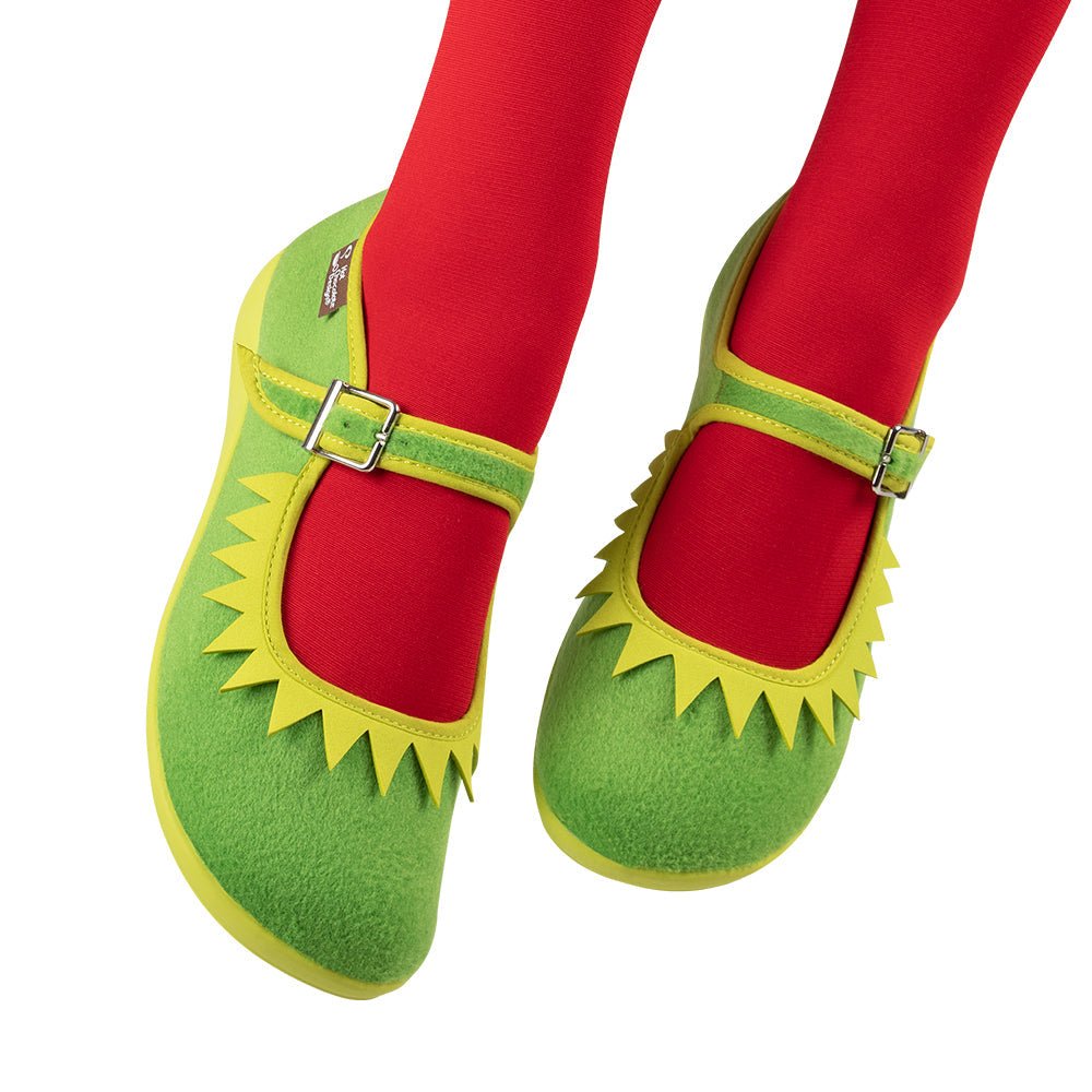 Chocolaticas® The Frog Women's Mary Jane Flat Mary Jane Flats by Hot Chocolate Design – Don't Panic Shoes