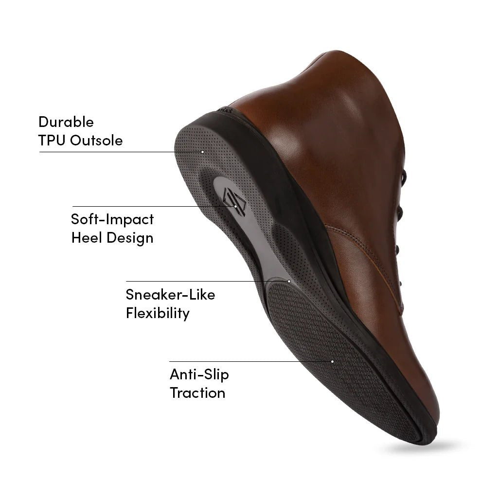 Chukka Leather Ankle Boot Premium Casual Everyday Essentials Men's Chukka Boots by Amberjack – Don't Panic Shoes