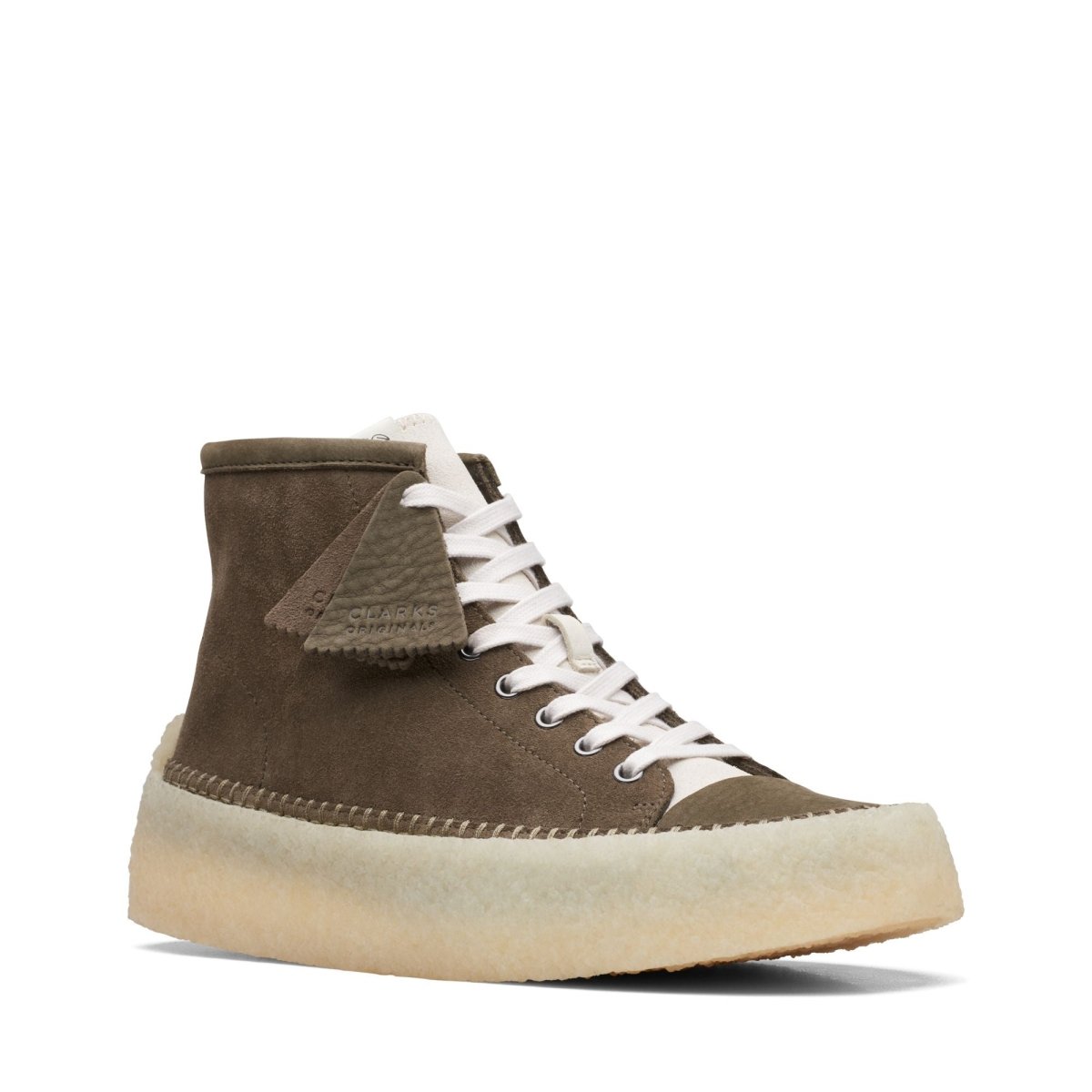 Clarks Originals Caravan Men's Green Suede Mid Top Shoes 26167696 Footwear by Clarks Originals – Don't Panic Shoes