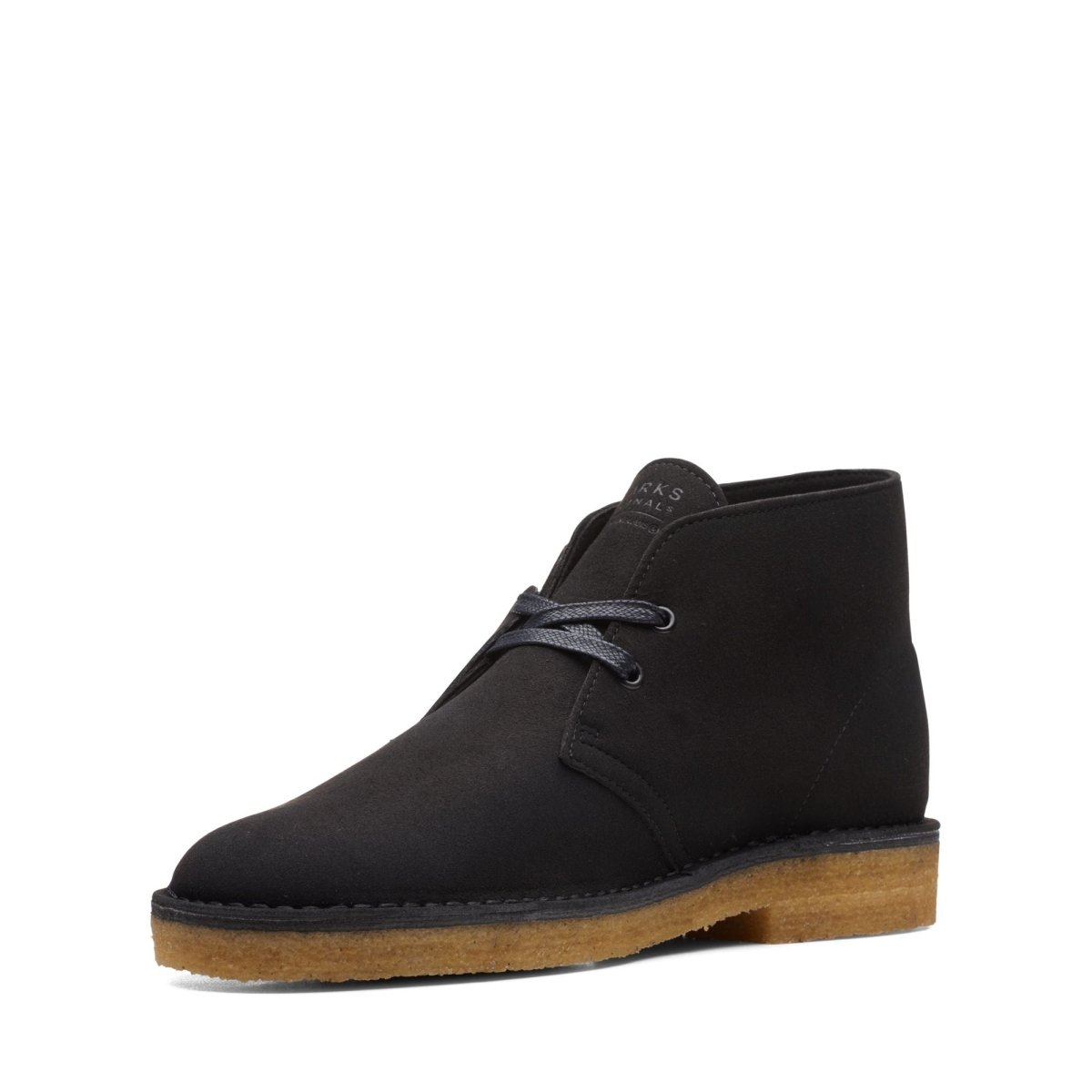 ClarkS Originals Desert Boot Men’s Black Leather 26162582 Footwear by Clarks Originals – Don't Panic Shoes