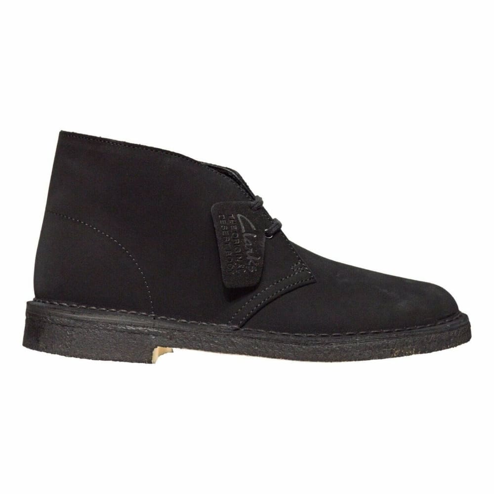 Clarks Originals Desert Boots Men's Black Suede 26155480 Shoes by Clarks Originals – Don't Panic Shoes