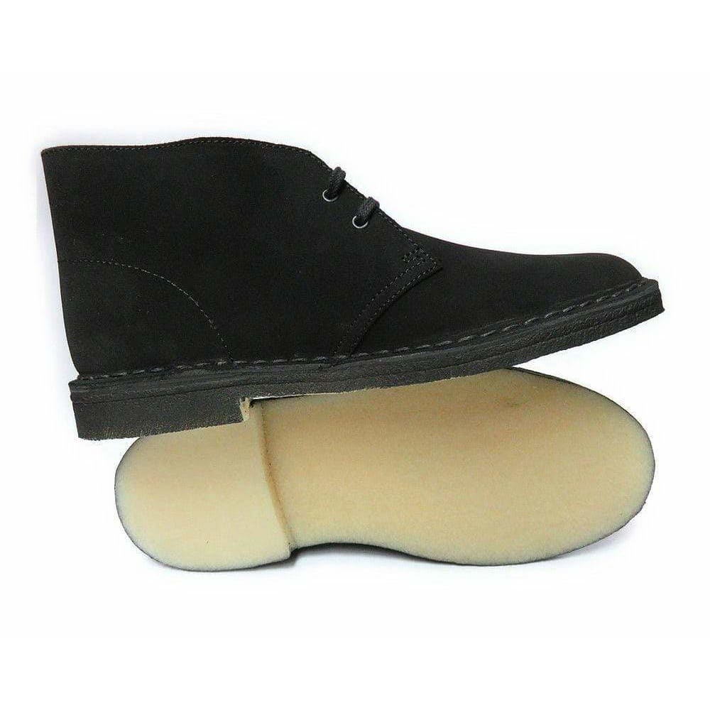 Clarks Originals Desert Boots Men's Black Suede 26155480 Shoes by Clarks Originals – Don't Panic Shoes