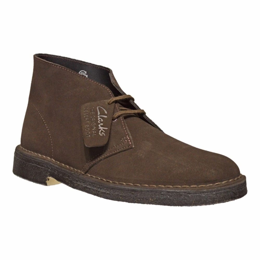 Clarks Originals Desert Boots Men's Brown Suede Classic Heritage Style Shoes by Clarks Originals – Don't Panic Shoes