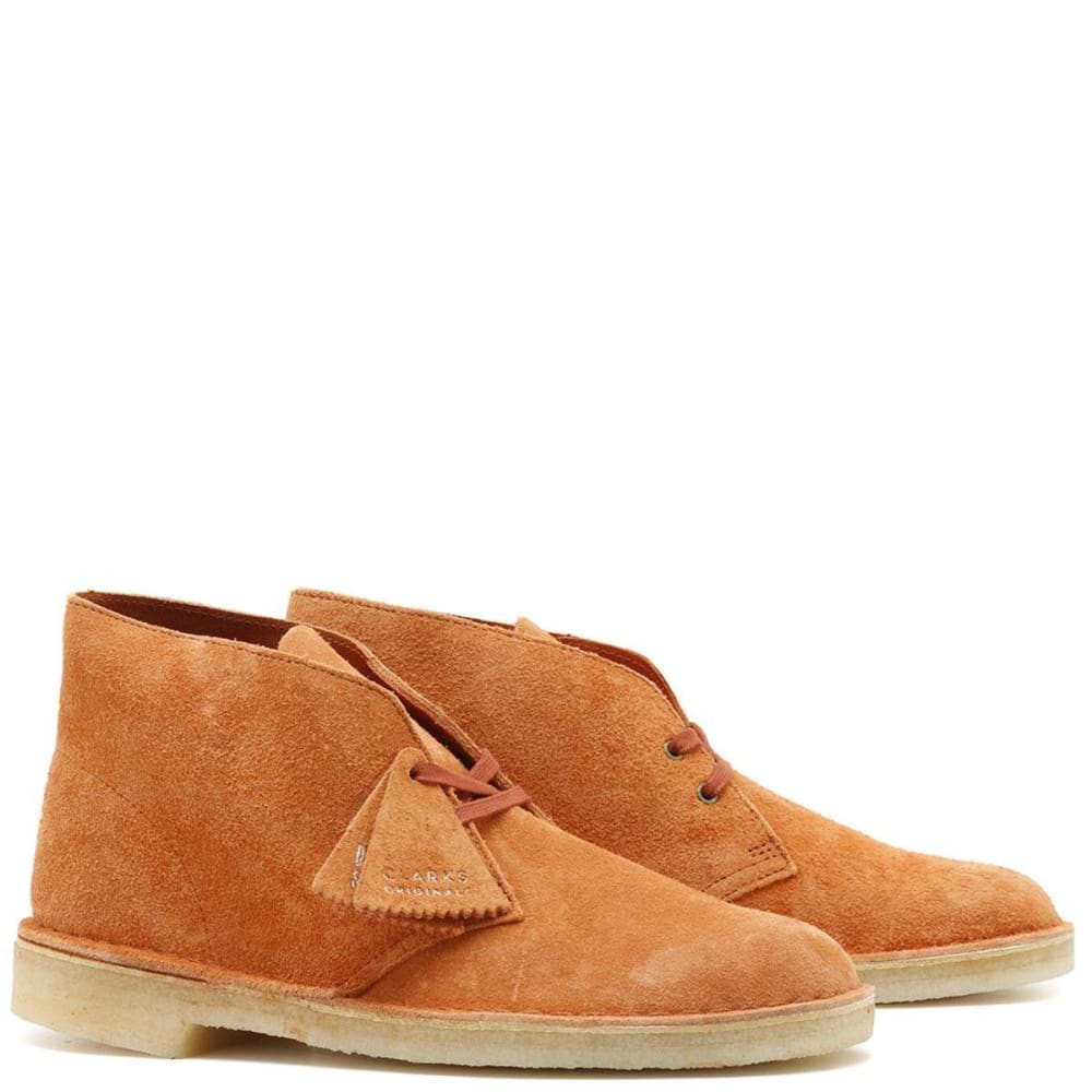 Clarks Originals Desert Boots Men's Ginger Orange Suede 26154730 Shoes by Clarks Originals – Don't Panic Shoes