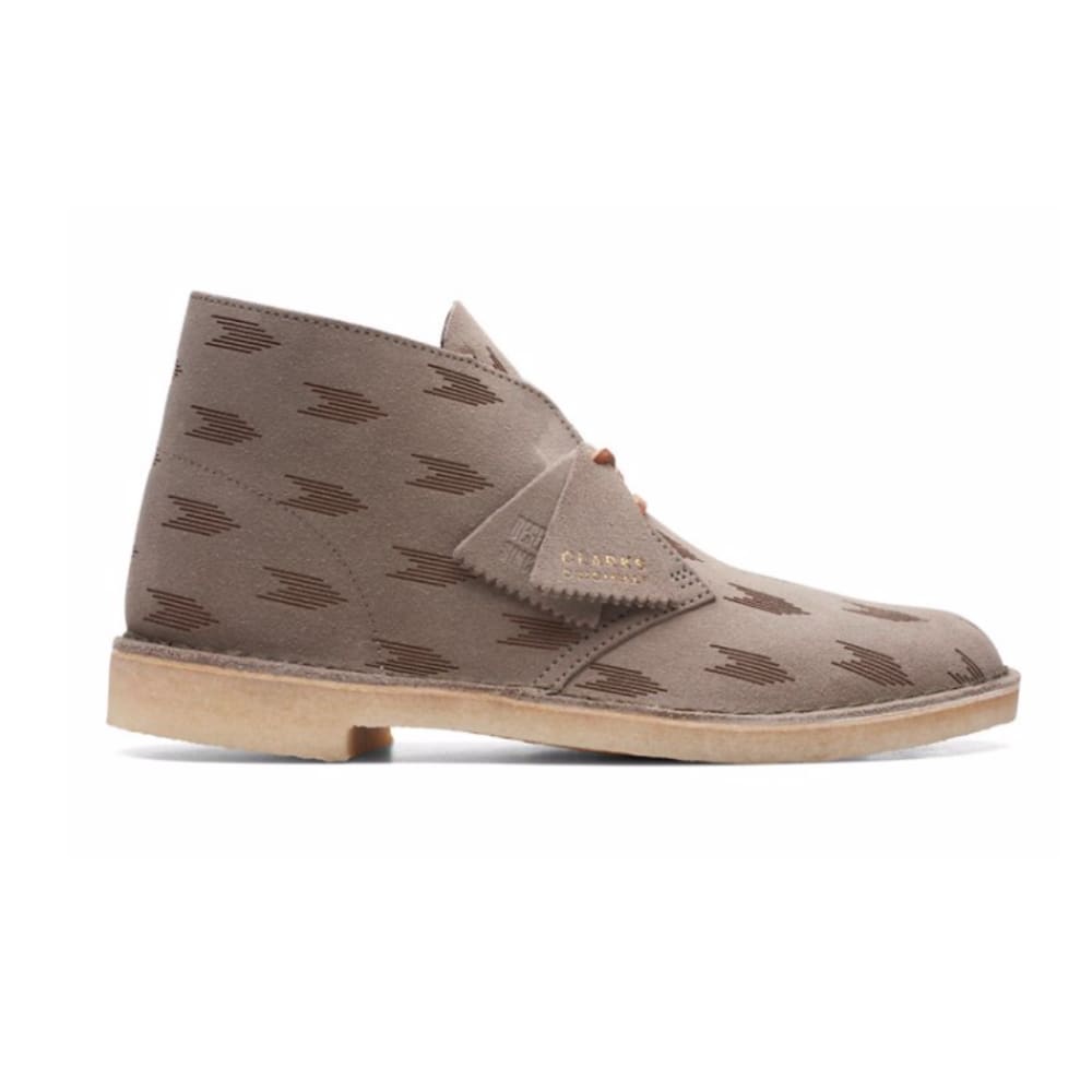 Clarks Originals Desert Boots Men's Gray Interest Suede 26165992 Shoes by Clarks Originals – Don't Panic Shoes